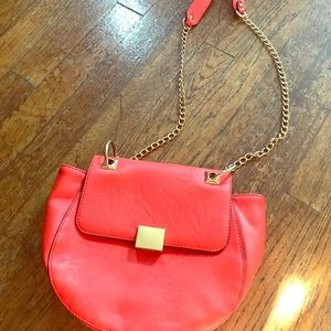 Coral crossbody bag